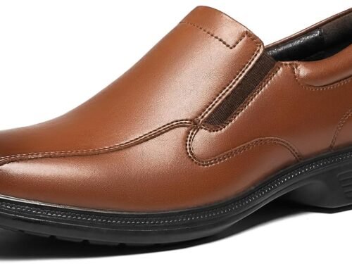 Mens Loafers, Split Leather Oxford Dress Shoes for Men, Formal Casual Business Shoes