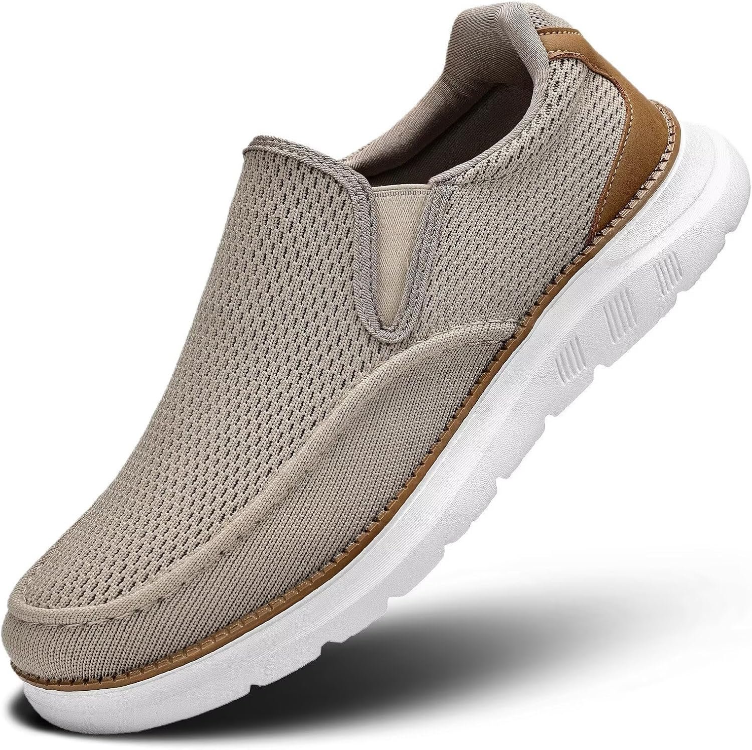 Mens Boat Shoes Casual Loafers Slip On Walking Dress Sneakers Mesh Business Oxfords Work Lightweight Soft Sole